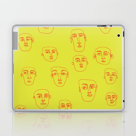 Faces in a Crowd pt.2 Laptop & iPad Skin