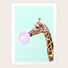 GIRAFFE Art Print