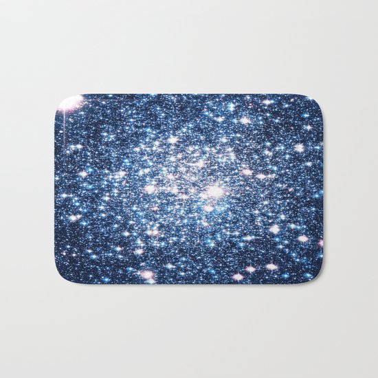 Galaxy Stars: Riverside Blue Bath Mat