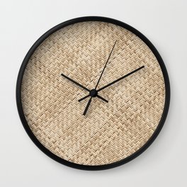 Basket Weaving Wall Clock