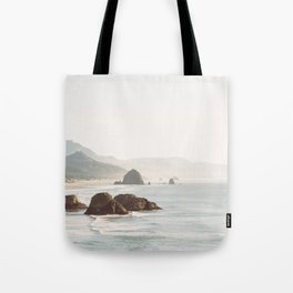 overlooking cannon beach Tote Bag