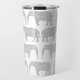 Alabama bama crimson tide elephant state college university pattern footabll Travel Mug