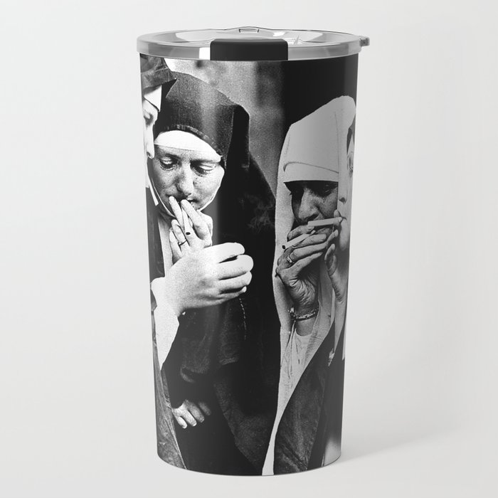 Smoking Nuns Travel Mug