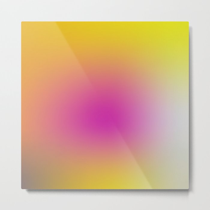 48 Gradient Aura Ombre 220412 Valourine Digital  Metal Print