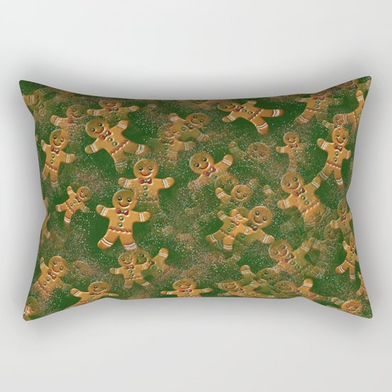 Gingerbread Man Rectangular Pillow