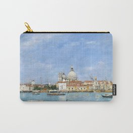 Venice, Santa Maria della Salute from San Giorgio (1895) by Eugène Boudin Carry-All Pouch