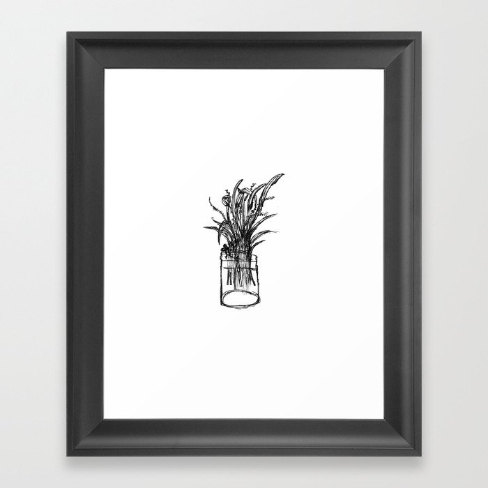 Spring Jar Framed Art Print