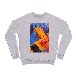 Colorful Geometric Abstract Art Crewneck Sweatshirt