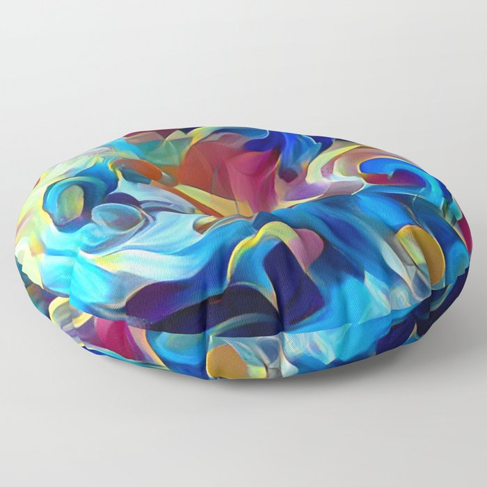 Falling Silk Floor Pillow