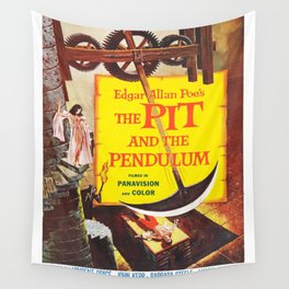 Vintage poster - The Pit and the Pendulum Wall Tapestry