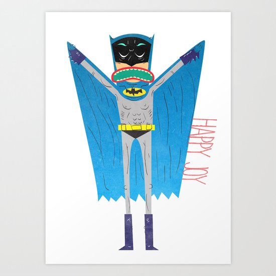 The Bat Mang! Art Print