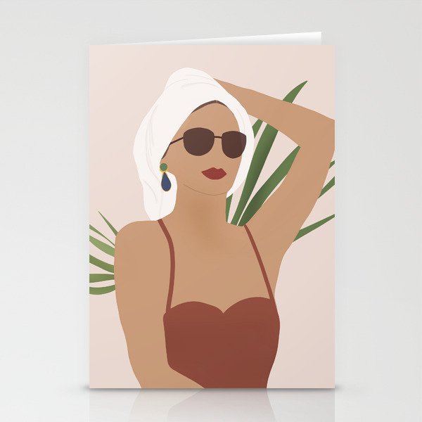 lady Stationery Cards