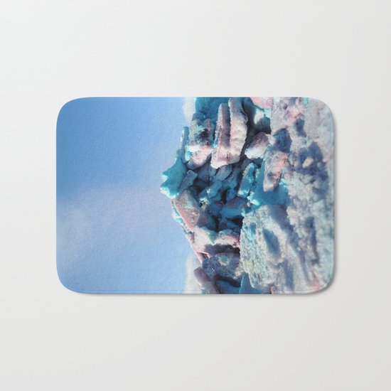 Having Fun in the Winter - Colored Snow #1 #art #society6 Bath Mat
