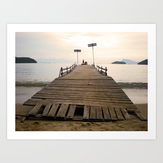 Waiting in Paradise Art Print