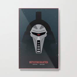 Battlestar Galactica - Old and New Metal Print