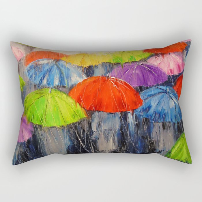 Morning rain Rectangular Pillow