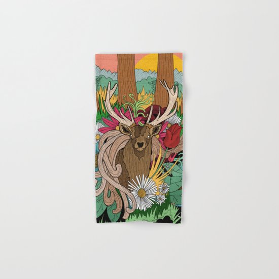 Spring Woodland Hand & Bath Towel