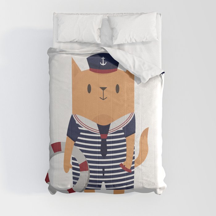 The Sailor Cat Comforter