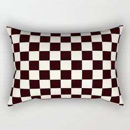 BLACK AND WHITE CHECKERBOARD Rectangular Pillow