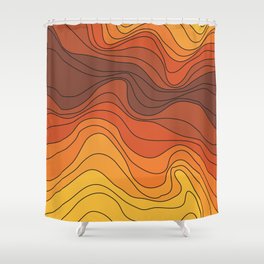 Topo II Shower Curtain