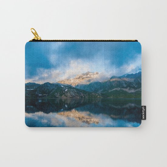 Blue lake reflections Carry-All Pouch