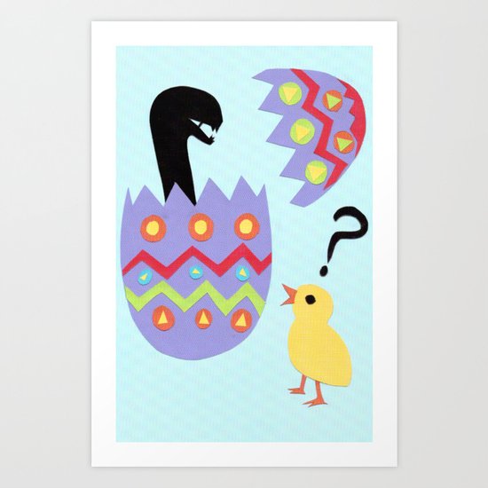 egg buster Art Print
