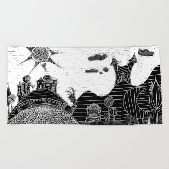 castle bubu Beach Towel
