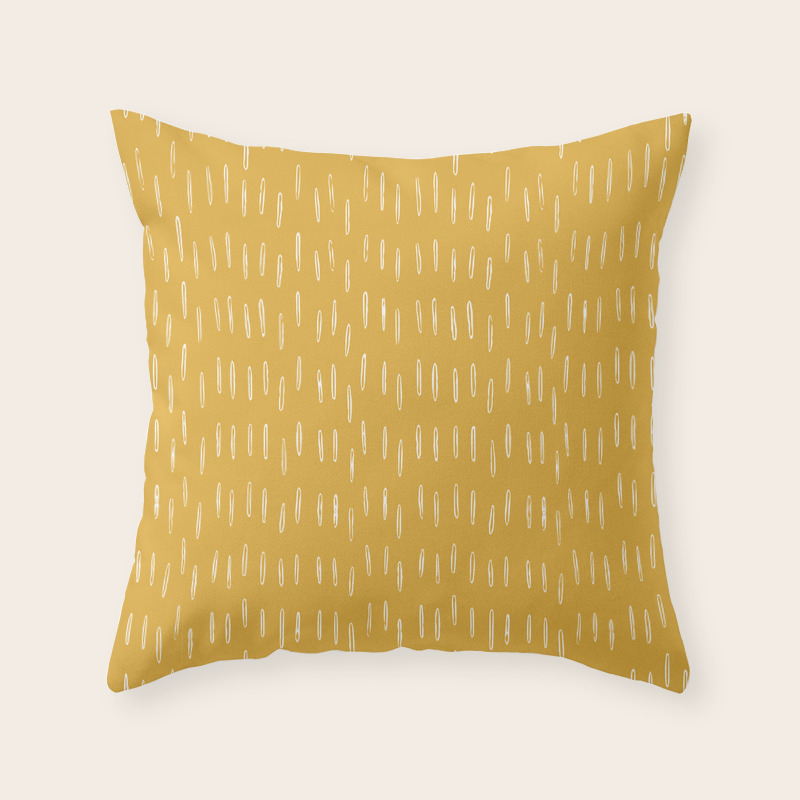 yellow boho throw pillows