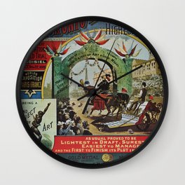 Vintage Poster - The Massey Binder, Toronto. 1890-1910 Wall Clock