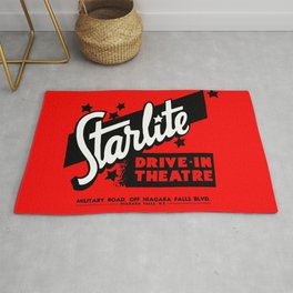 Starlite Drive In Red Rug