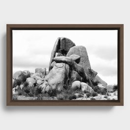 Big Boulders Framed Canvas