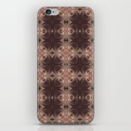 Gilded Elegance Victorian Digital Geometric Pattern iPhone Skin