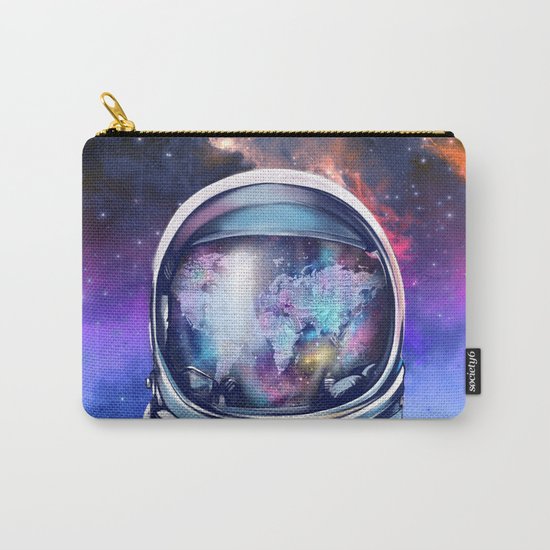 astronaut world map 1 Carry-All Pouch