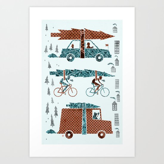 Tree Transportation Art Print