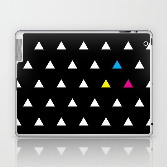 CMYK Triangles Laptop & iPad Skin