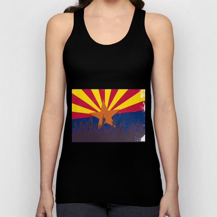 Arizona State Flag with Audience Tank Top