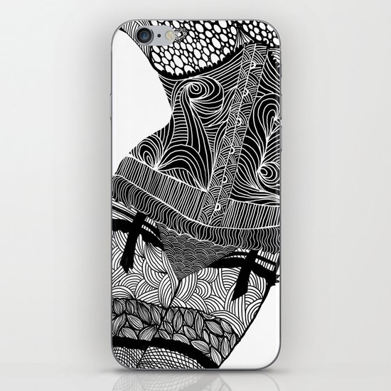 La femme 01 iPhone & iPod Skin