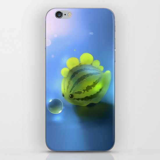Watermelon Dino iPhone & iPod Skin
