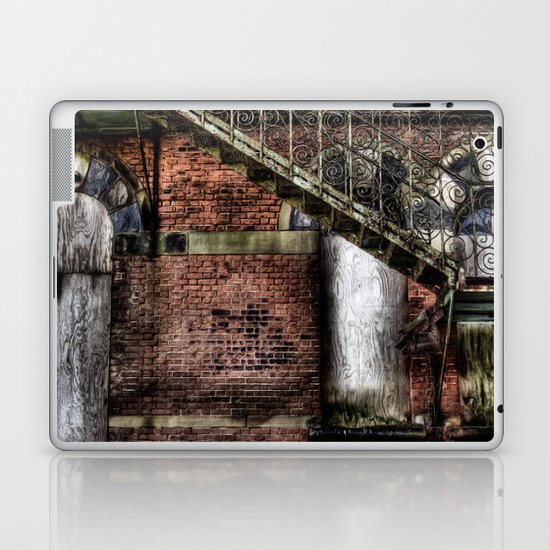 Hudson River State Hospital, 2007, Original Victorian Fire Escape Detail Laptop & iPad Skin