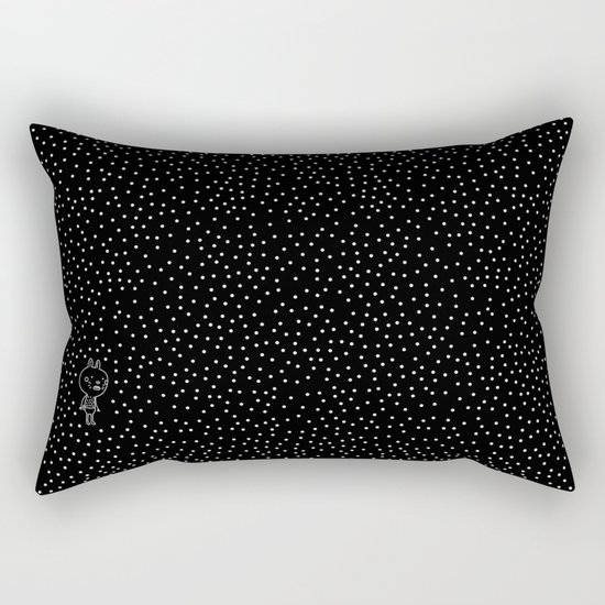 Cosmos rabbit Rectangular Pillow