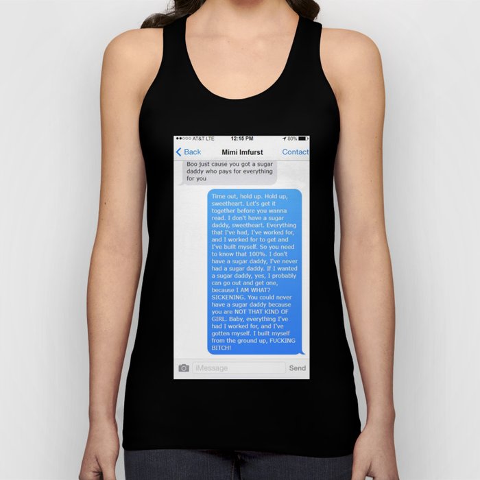 SHANGELA SUGAR DADDY TEXT Unisex Tank Top by sianbrierley ...