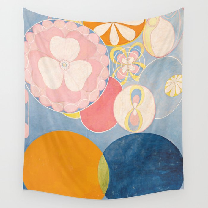 Hilma af Klint - The Ten Largest No. 2 Childhood Wall Tapestry