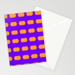 Orange Cloud in Purple Sky Stationery Card