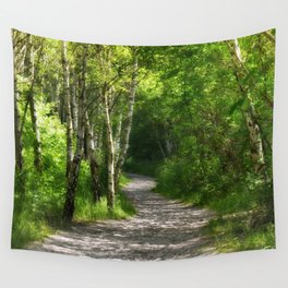 Forest path 45 Wall Tapestry