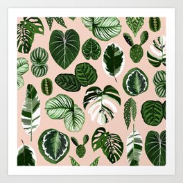Leaf Pattern Art Print
