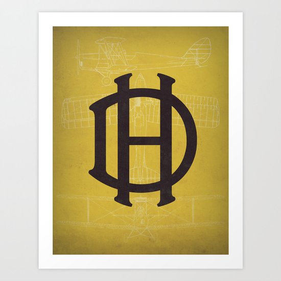 De Havilland (Tigermoth) Art Print