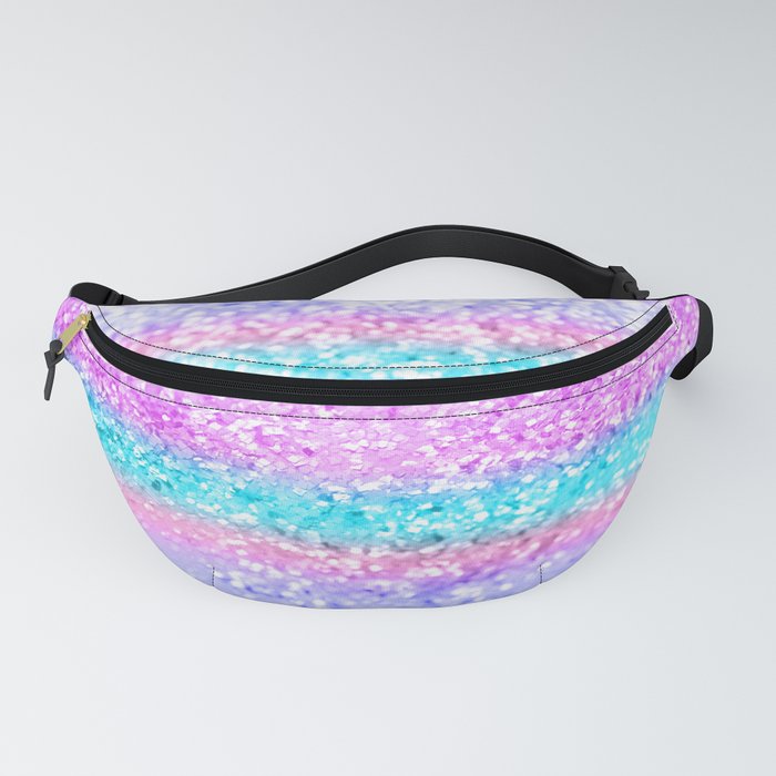 Unicorn Girls Glitter 15 Shiny Decor Art Society6 Fanny Pack