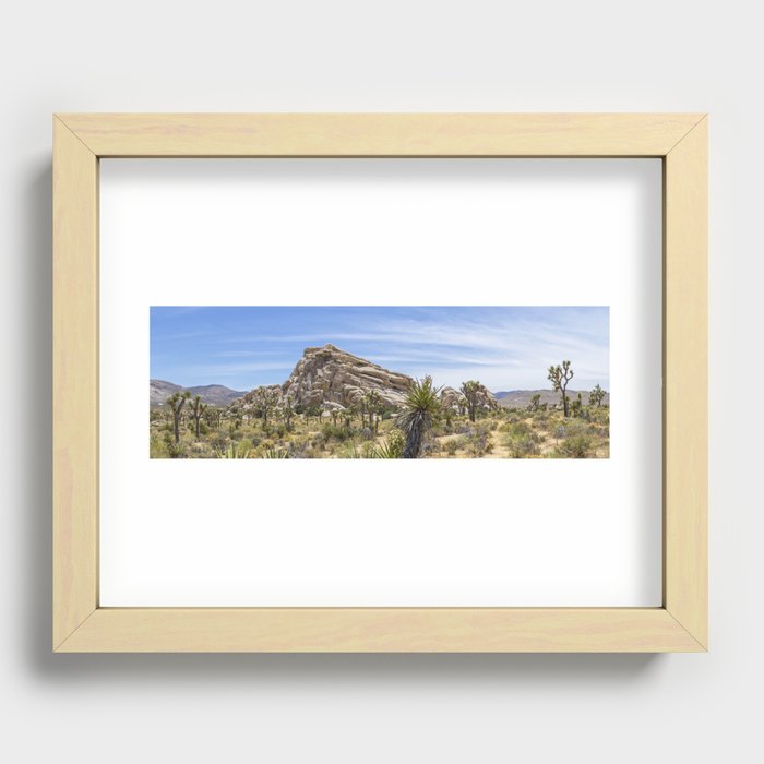 Joshua Tree National Park Panorama Recessed Framed Print
