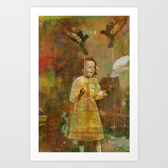 Let the birds go Art Print