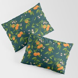 Citrus Tree - Navy Pillow Sham